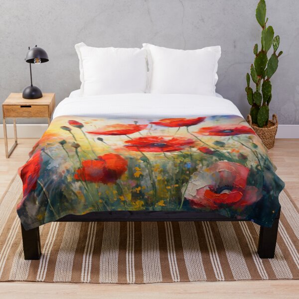 Item preview, Impressionistic Poppies II designed and sold by Susan Rydberg.
