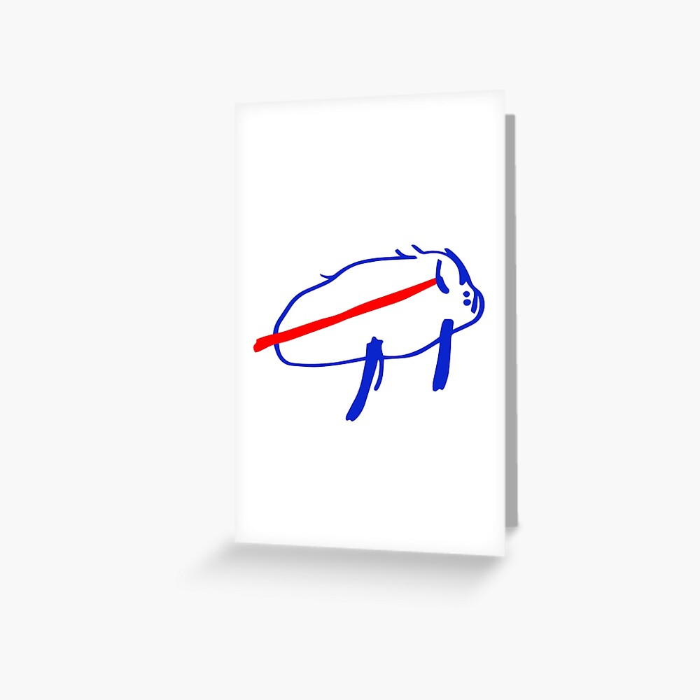 Josh Allen Potato Buffalo Drawing Art Print