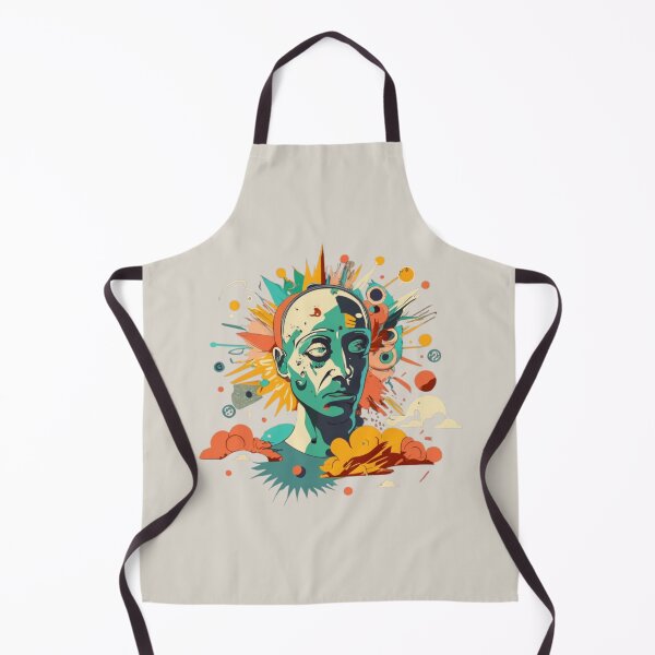 Item preview, Explosive Colourful Human Head Ideas Illustration designed and sold by Doddlaix.