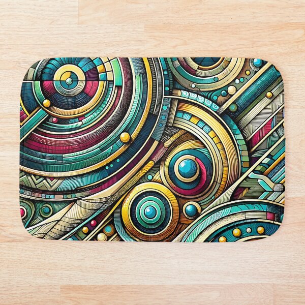 Item preview, Vibrant Geometric Symphony designed and sold by PrintLabArt.