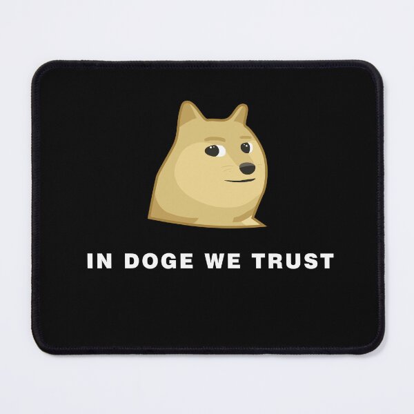 Item preview, In Doge We Trust (Bold Font) designed and sold by NaNaSpaceStore.