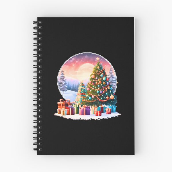 Item preview, Decorated Christmas Tree. Winter Atmosphere Sunset designed and sold by Aquillashop.
