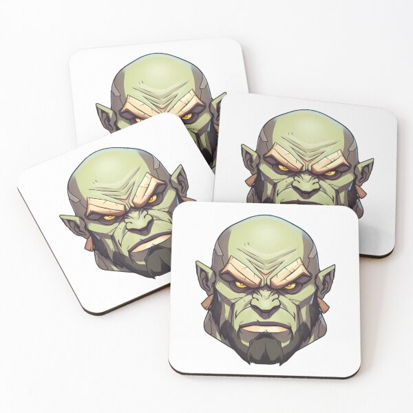 Item preview, dnd orc portrait designed and sold by TellezStickers.