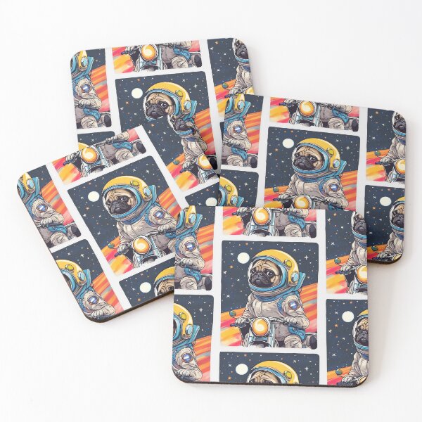 Item preview, Fun - Pug exploring space designed and sold by AiartIreland.
