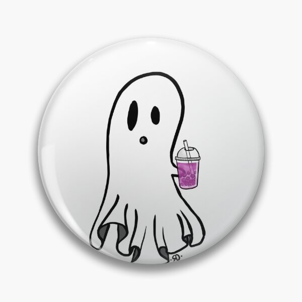 Item preview, Cute Ghost With Bubble Tea designed and sold by Ren Meola.