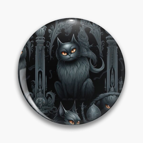 Item preview, Black Gothic Cats No.2 designed and sold by Pixelartistin.
