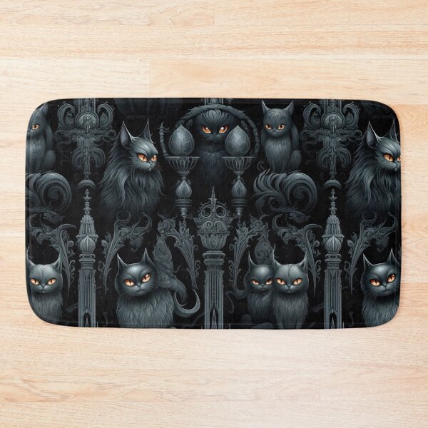 Item preview, Black Gothic Cats No.2 designed and sold by Pixelartistin.