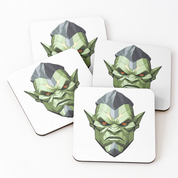Item preview, dnd orc character portrait designed and sold by TellezStickers.