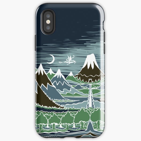 Item preview, A Halflings journey on a mountain path through an elven wood in the style of J.R.R.Tolkien designed and sold by Designwebjae.
