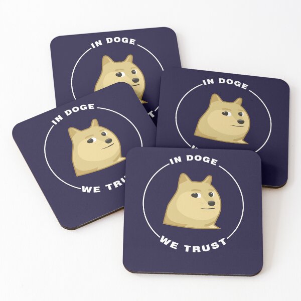 Item preview, In Doge We Trust (Circle design) designed and sold by NaNaSpaceStore.