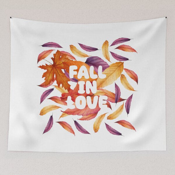 Item preview, Fall in love - Autumn leaves designed and sold by AmandaDilworth.