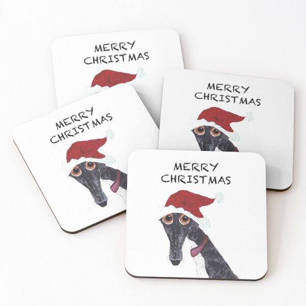 Item preview, MERRY CHRISTMAS GREYHOUND  designed and sold by Hares & Critters.