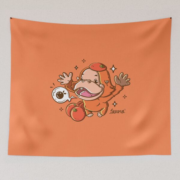 Item preview, Little Overjoyed Orangeutan - The Orange-Loving Primate designed and sold by SPIRIMAL.