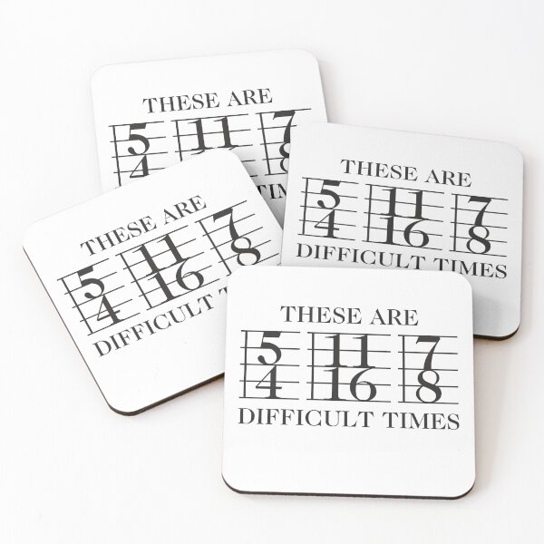 Item preview, These Are Difficult Times black designed and sold by JRP Design.