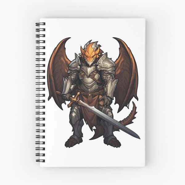 Item preview, dnd Draconian Fighter designed and sold by TellezStickers.