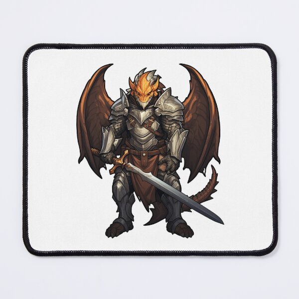 Item preview, dnd Draconian Fighter designed and sold by TellezStickers.