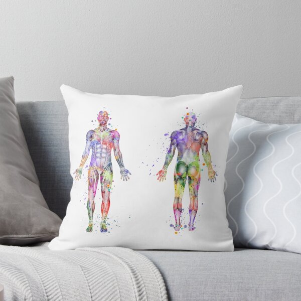 Item preview, Human Body Muscles Watercolor designed and sold by LotusGifts.