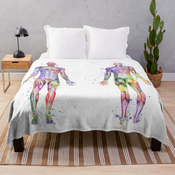 Item preview, Human Body Muscles Watercolor designed and sold by LotusGifts.