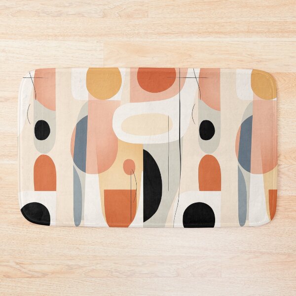 Item preview, Art with colorful abstract shapes modern style designed and sold by ElColombianito.