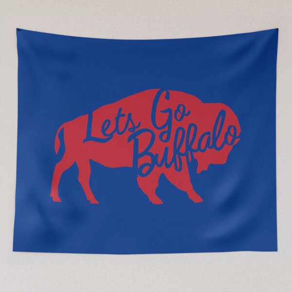 Item preview, Lets Go Buffalo Cursive Standing Buffalo designed and sold by billsmania.