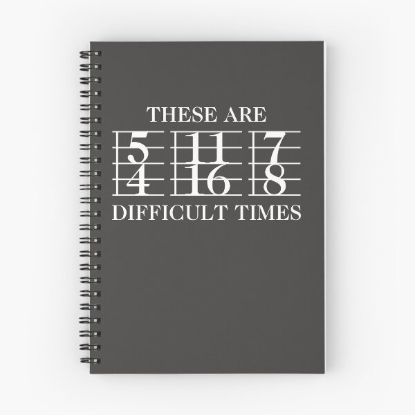 Item preview, These Are Difficult Times white designed and sold by JRP Design.