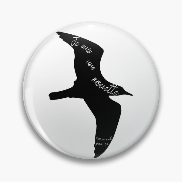 Item preview, "Je Suis Une Mouette. Non, Ce N'Est Pas Ça" Theater Play Quote Nina The Seagull Anton Chekhov designed and sold by Damoiseau.