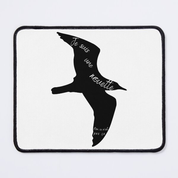 Item preview, "Je Suis Une Mouette. Non, Ce N'Est Pas Ça" Theater Play Quote Nina The Seagull Anton Chekhov designed and sold by Damoiseau.