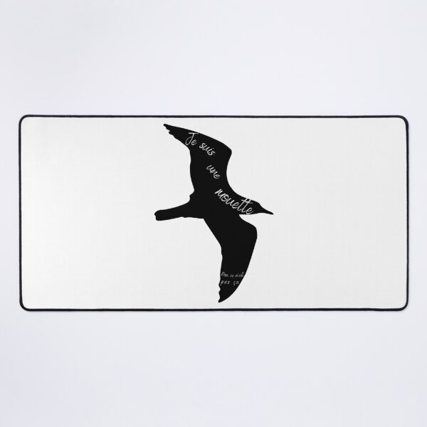 Item preview, "Je Suis Une Mouette. Non, Ce N'Est Pas Ça" Theater Play Quote Nina The Seagull Anton Chekhov designed and sold by Damoiseau.