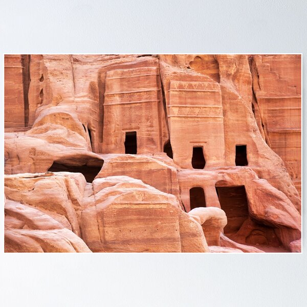 Item preview, Petra Impressions: Terra Cotta Tones in the Ancient Rose Cityscape designed and sold by Omar Alsayed.