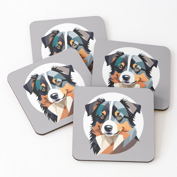 Item preview, Low Poly Mini Australian Shepherd designed and sold by Devo07.