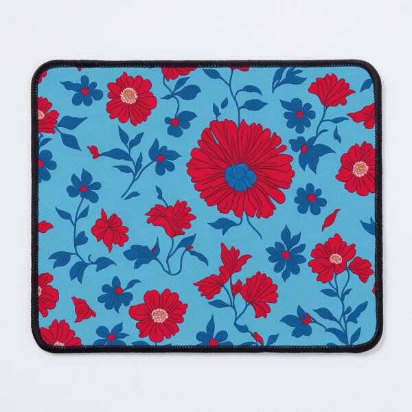 Item preview, Red Chamomile Flowers Pattern designed and sold by TondoMeander.