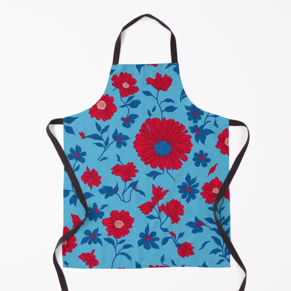 Item preview, Red Chamomile Flowers Pattern designed and sold by TondoMeander.