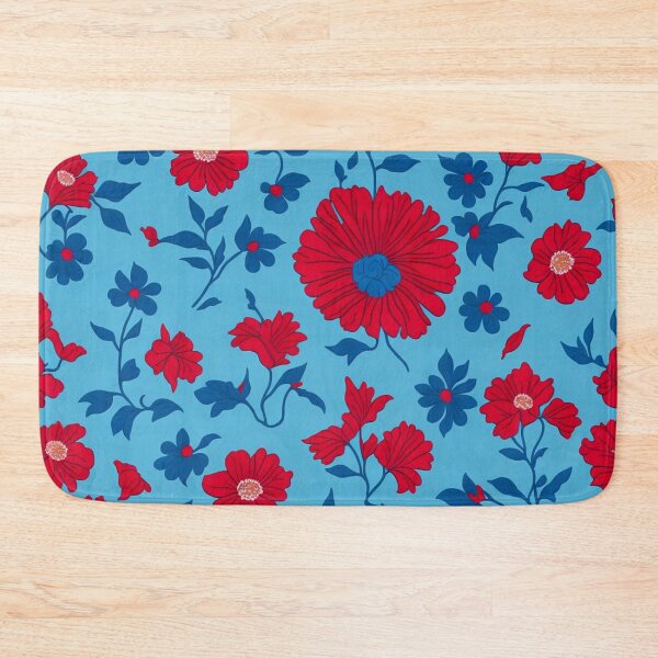 Item preview, Red Chamomile Flowers Pattern designed and sold by TondoMeander.