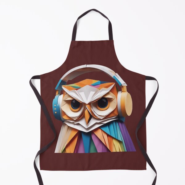 Item preview, Owl with headphones and sunglasses designed and sold by KarakitAI.