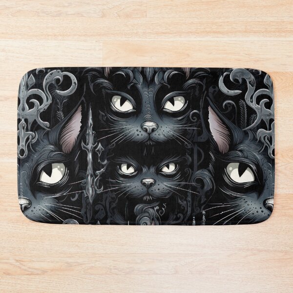 Item preview, Black Gothic Cat No.3 designed and sold by Pixelartistin.