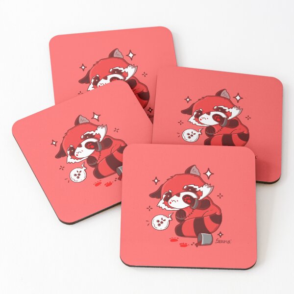 Item preview, Caught Red-Panded - The Mischievous Red Panda pun designed and sold by SPIRIMAL.