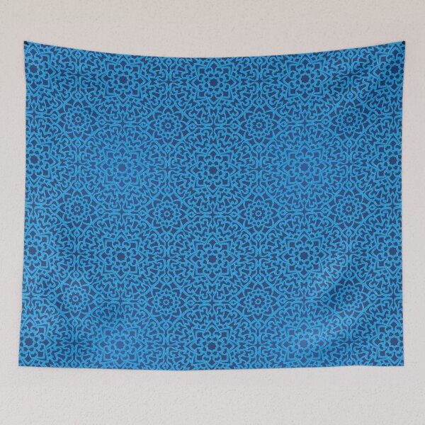 Item preview, Selfmade Fat Mandala Nr 1 - Blue Parchment 2 designed and sold by JoanNinjaHen.