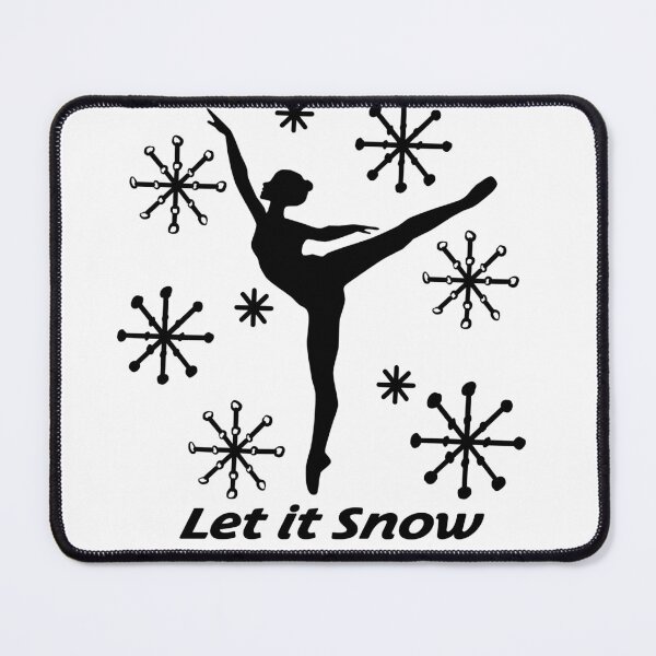 Item preview, Arabesque let it Snow Black designed and sold by PixHailDesigns.