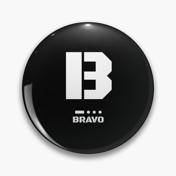 Artikelvorschau, Buchstabe B (Bravo) Morsecode NATO Phonetisches Alphabet entworfen und verkauft von AnnSign.