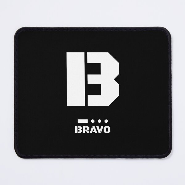 Item preview, Letter B (Bravo) Morse Code NATO Phonetic Alphabet designed and sold by AnnSign.