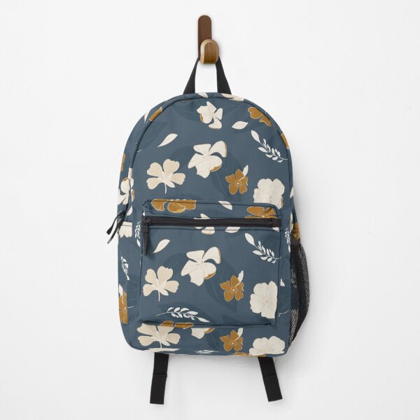 Item preview, Autumn Floral Breeze Blue and White designed and sold by eloulamb.