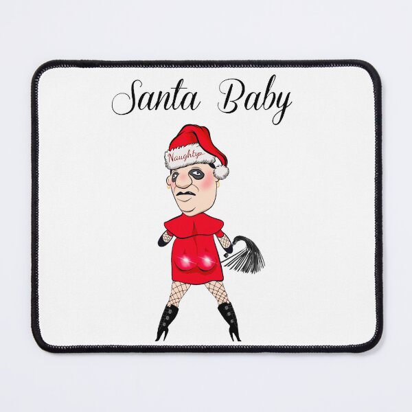 Item preview, Santa Baby Potato Plush (black text version) designed and sold by artghuleh.