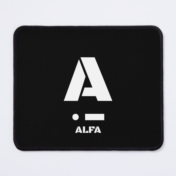 Item preview, Letter A (Alfa) Morse Code NATO Phonetic Alphabet designed and sold by AnnSign.