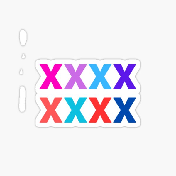 Xxxxwxxxw - Xxxx Stickers for Sale | Redbubble