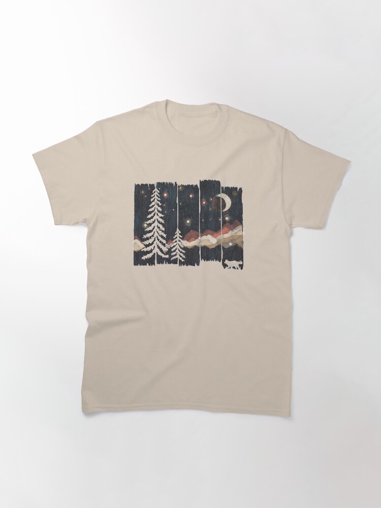 Alternate view of Starry Night in the Mountains... Classic T-Shirt
