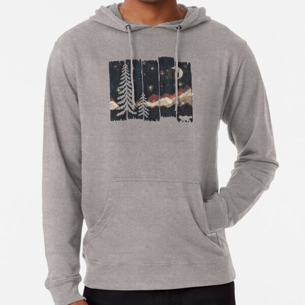 Starry Night in the Mountains... Lightweight Hoodie