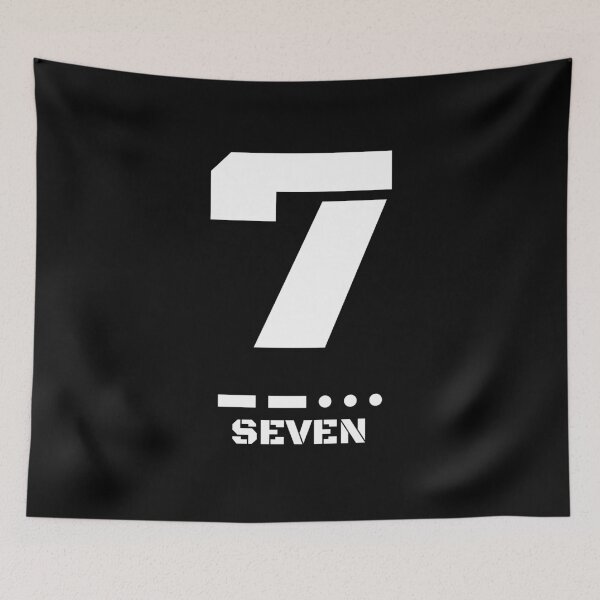 Item preview, Number 7(Seven) Morse Code NATO Phonetic Alphabet designed and sold by AnnSign.