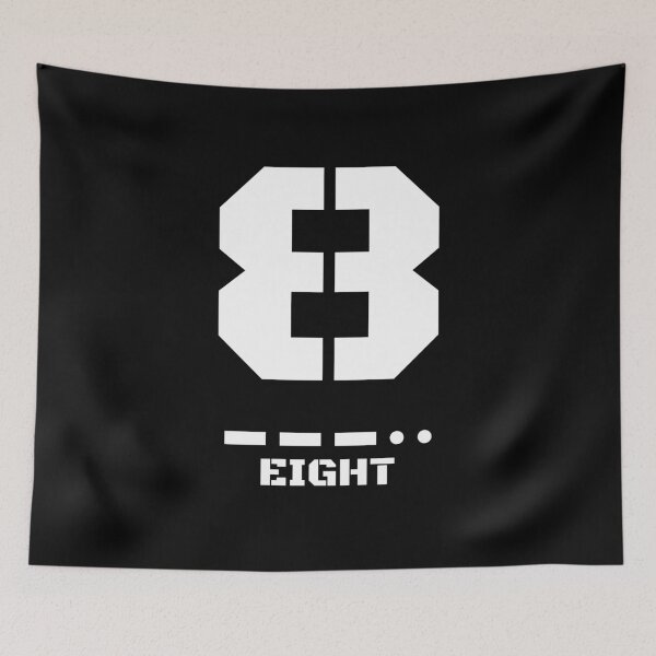 Item preview, Number 8(Eight) Morse Code NATO Phonetic Alphabet designed and sold by AnnSign.