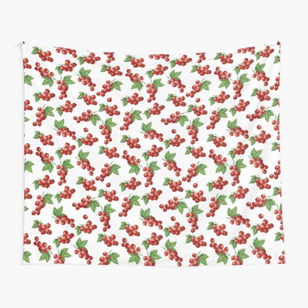 Artikel-Vorschau von Aquarell rote Johannisbeeren Muster, designt und verkauft von curlyfamily.