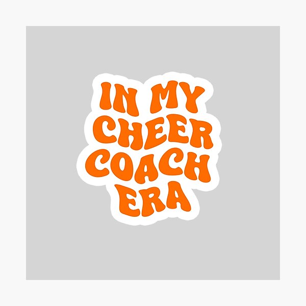 Item preview, Cheer Coach Era Orange designed and sold by AARLM2020.